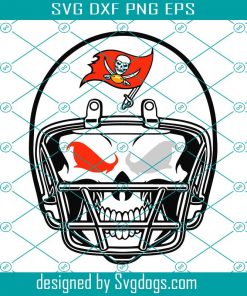 Tampa Bay Buccaneers Skull Helmet Svg, Sport Svg, Football Svg, Football Teams Svg, NFL Svg, Tampa Bay Svg, Buccaneers Football Team Svg