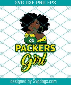 Green Bay Packer Girl Svg, Nfl Team Girl Svg, Football Team Svg