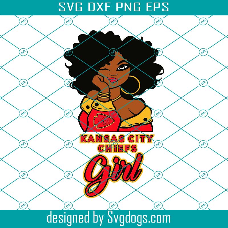 Kansas City Chiefs Girl Svg, Kansas City Chiefs Girl Svg, NFL Team Girl ...