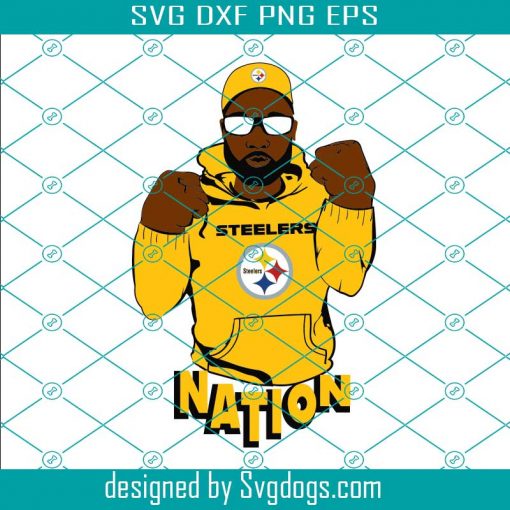 Steel Nation Guy Svg, Strong Man Svg, Steeler Svg