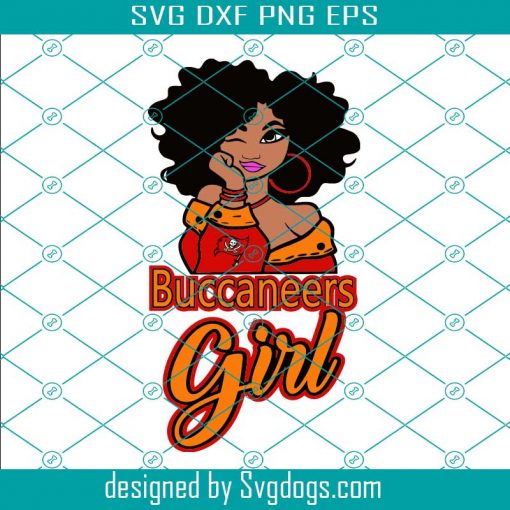 Tampa Bay Buccaneers Girl Svg, Sport Svg, Tampa Bay Svg, Buccaneers Svg