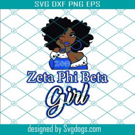 Zeta Phi Beta Sorority Girl Svg, Zeta Phi Beta Girl Svg, Zeta Phi Beta ...