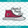 Baltimore Ravens Chucks And Pearls 2021 Svg, Sport Svg, Baltimore Ravens Svg, Ravens Svg, Ravens Shoes Svg, Ravens Sneakers Svg, Nfl Shoes Svg