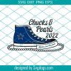 Denver Broncos Chucks And Pearls 2022 Svg, Sport Svg, Denver Broncos Svg, Broncos Svg, Broncos Shoes Svg, Broncos Sneakers Svg, Nfl Shoes Svg