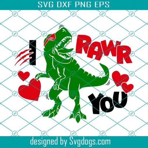 I Rawr You Svg, Kids Valentine’s Day Svg, Rawr Means I Love You In Dinosaur Svg, Boy Valentine’s Shirt Svg, T-Rex Svg