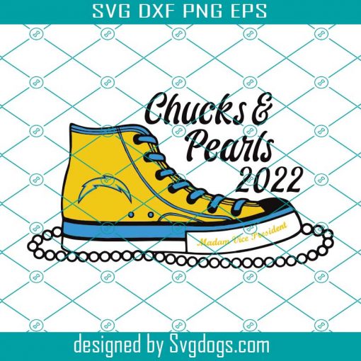 Los Angeles Chargers Chucks And Pearls 2022 Svg, Sport Svg, Los Angeles Chargers Svg, Chargers Svg, Chargers Shoes Svg, Chargers Sneakers Svg