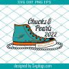 Los Angeles Rams Chucks And Pearls 2022 Svg, Sport Svg, Los Angeles Rams Svg, Rams Svg, Rams Shoes Svg, Rams Sneakers Svg, Nfl Shoes Svg