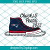 New Orleans Saints Chucks And Pearls 2022 Svg, Sport Svg, New Orleans Saints Svg, Saints Svg, Saints Shoes Svg, Saints Sneakers Svg, Nfl Shoes Svg