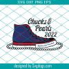 New Orleans Saints Chucks And Pearls 2022 Svg, Sport Svg, New Orleans Saints Svg, Saints Svg, Saints Shoes Svg, Saints Sneakers Svg, Nfl Shoes Svg