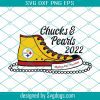 San Francisco 49ers Chucks And Pearls 2022 Svg, Sport Svg, San Francisco 49ers Svg, 49ers Svg, 49ers Shoes Svg, 49ers Sneakers Svg, Nfl Shoes Svg