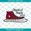 Seattle Seahawks Chucks And Pearls 2022 Svg, Sport Svg, Seattle Seahawks Svg, Seahawks Svg, Seahawks Shoes Svg, Seahawks Sneakers Svg, Nfl Shoes Svg