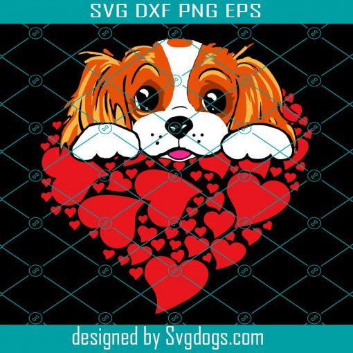 Cocker Spaniel Dog Lover Funny Cocker Spaniel Valentines Day Svg, Dog Svg, Valentines Day Svg