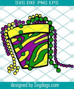 Bucket Of Mardi Gras Beads Svg, Mardi Gras Beads Svg, Mardi Gras Svg, Happy Mardi Gras Svg, Beads Svg, Louisiana Mardi Gras Svg