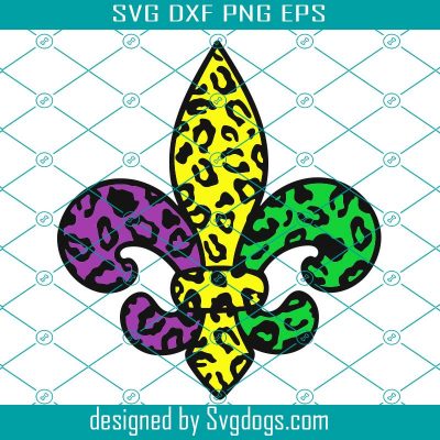 Fleur De Lis Svg, Mardi Gras Svg, Mardi Gras Cut File, Fat Tuesday Svg ...