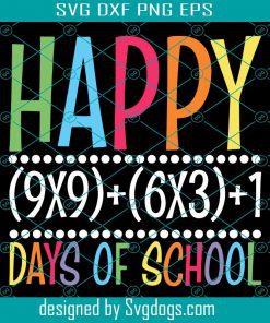 Math formula 100 Days Of School Svg, 100 Days Of School Math Svg, Teacher 100 Days Svg