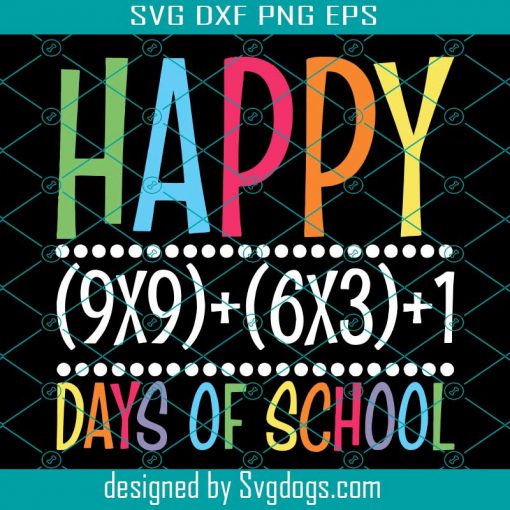 Math formula 100 Days Of School Svg, 100 Days Of School Math Svg, Teacher 100 Days Svg, School Math 100 Days Svg