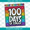 Poppin My Way Through 100 Days Of School Svg, Poppin My Way Svg, Poppin 100 Days Svg, School Svg