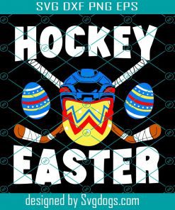 Hockey Easter Egg Hunting Christian Coach Player Svg, Easter Day Svg, Hockey Easter Svg