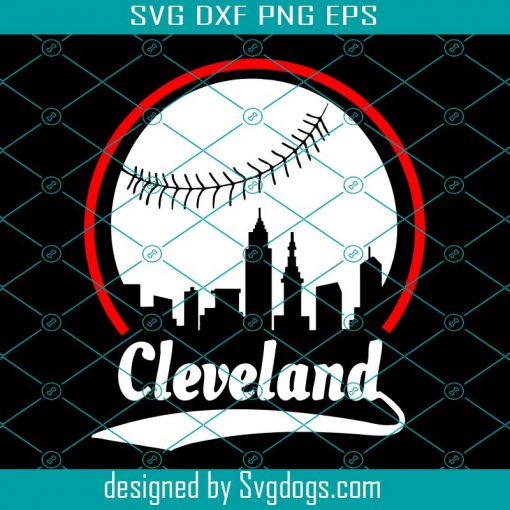 Cleveland Skyline Baseball Svg, Cleveland Guardians Svg, Sport Svg ...