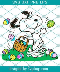 Snoopy Happy Easter Day Svg, Easter Day Svg, Easter Svg, Snoopy Svg
