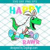 Toddler Boy Happy Eastrawr T-Rex Dinosaur Svg, Easter Day Svg, Easter Svg