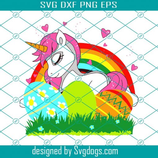 Unicorn Easter Eggs Idea Cute Gifts Svg, Easter Day Svg, Easter Svg, Unicorn Svg