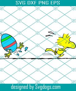 Woodstock And The Hatching Easter Egg Svg