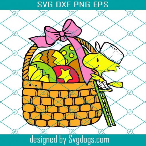 Woodstock Easter Card Snoopy Easter Svg, Easter Day Svg, Easter Svg, Snoopy Svg