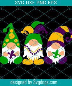 Mardi Gras Gnomes Svg, Trending Svg, St. Patrick’s Day Svg