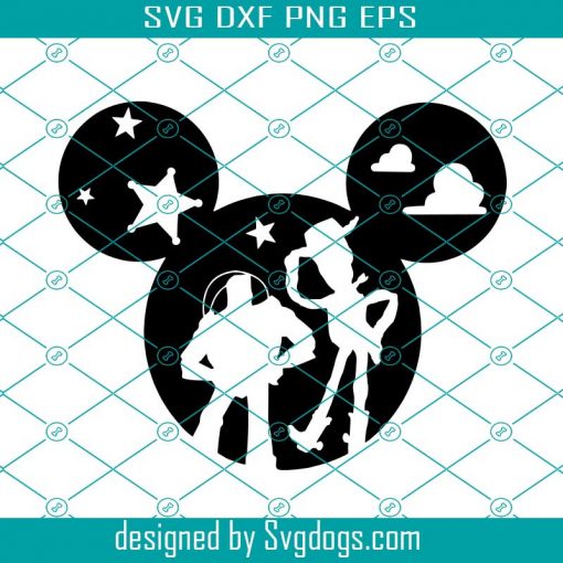 Toy Story Mickey Svg, Buzz Woody Svg, Disney Svg, Toy Story Svg, Mickey Svg