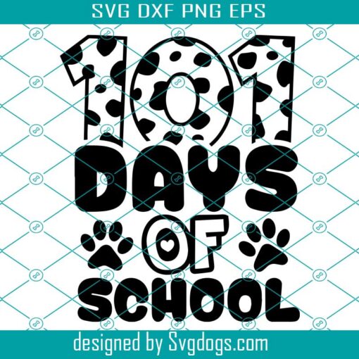 101 Days Of School Svg, 100th Day Of School Svg, Teacher Days Svg, School Svg
