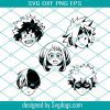 Anime Svg Bundle, Descarga De Archivos Manga Svg, Japanese Svg, Anime Svg