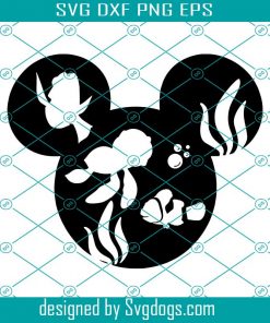 Nemo Svg, Dory Squirt Mickey Svg, Mickey Svg, Disney Svg