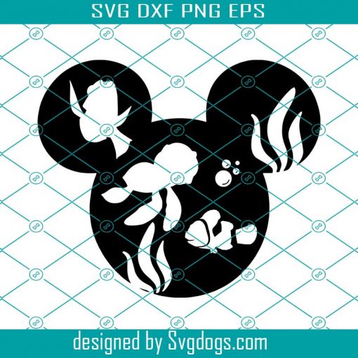 Nemo Svg, Dory Squirt Mickey Svg, Mickey Svg, Disney Svg