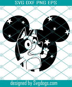Bluey Svg, Mickey Svg, Disney Svg