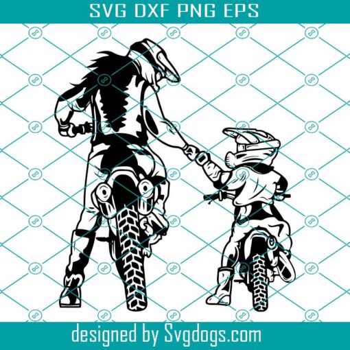 Mom And Son Svg, Motocross Svg, Mom Motocross Svg, Son Motocross Svg, Like Mom Like Son Svg