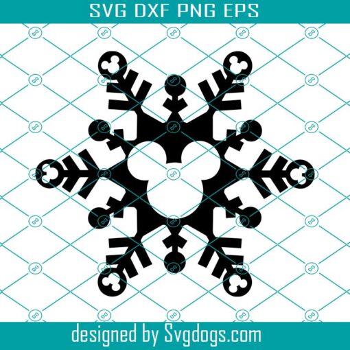 Mickey Mouse Snowflake Svg, Disneyland World Christmas Svg, Disneyland Svg, Mickey Svg, Disney Svg