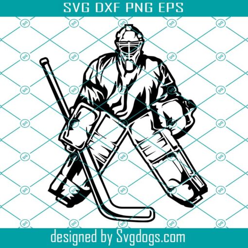 Hockey Goalie Svg, Ice Hockey Svg, Winter Sports Svg, Hockey Svg, Sports Svg