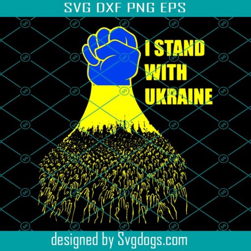 Ukraine Support Svg,I Stand With Ukraine Svg, American Ukrainian Flag Svg, Support Ukraine Svg, Stand With Ukraine Svg