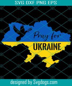 Pray For Ukraine Svg, Support Ukraine Svg, Stand With Ukraine Svg, Ukrainian People Svg