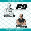 The Fast And The Furious 9 Logo Svg, F9 Movie Logo Svg