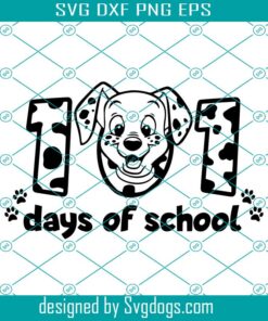 101 Days Of School Dalmatian I Survived Smarter Svg, School Svg, 101 Days Of School Dalmatian Svg, I Survived Smarter Svg, Dog Svg