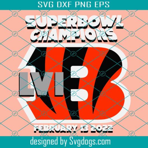 Cincinnati Bengals Big Game Champions Svg, Cincinnati Allday Svg, Who Dey Svg, Who Dey Bengals Svg, Bengals Football Svg, Superbowl Svg