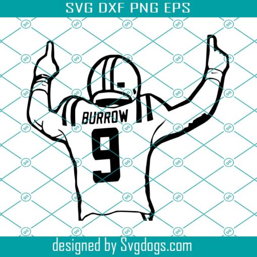 Cincinnati Svg, Joe Burrow Svg, Who Dey Svg, Burrow Svg, Joe Burrow Svg, Bengals Svg