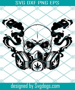 Weed Skull Svg, Weed Svg, Joint Svg, Weed Stencil Svg, 420 Svg, Cannabis Svg, Marijuana Svg