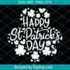 St Patricks Day Coloring Svg, Shamrock Truck Svg, Truck Coloring Page, Rainbow Svg, Lucky Truck Svg, Pot of Gold Svg, Leprechaun Svg