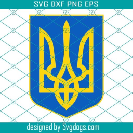 I Stand With Ukraine Svg, Coat Of Arms Svg, Ukrainian Emblem Svg, Support Ukraine Svg, War In Ukraine Svg