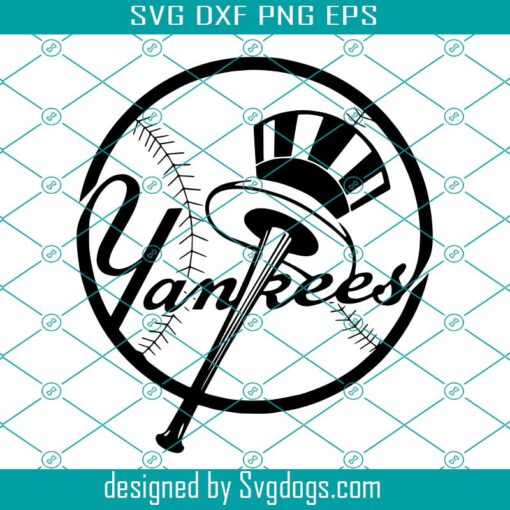 Yankees Svg, New York Yankees MLB Baseball Team Logo Svg
