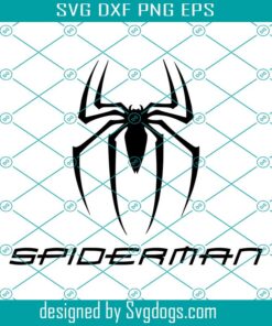 Spideaman Svg, Layered Item Svg, Spider-Man Jumps Up Shooting Threads Svg