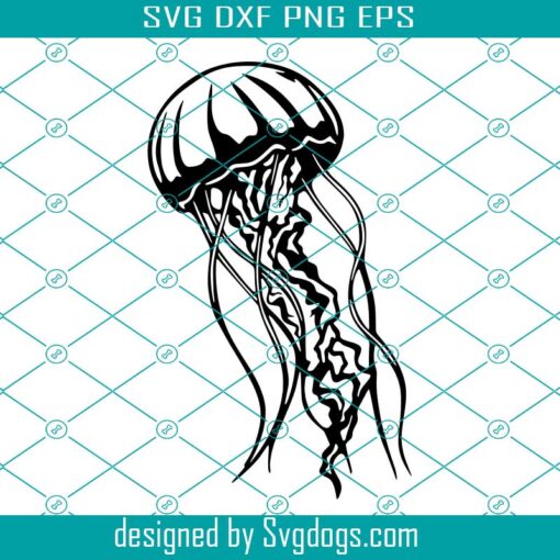 Jellyfish Svg, Plasma Svg, Medusa Svg, Ocean Animals Svg